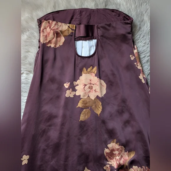 Free People Botanical Maxi Dress in Wine Combo - Picture 15 of 16